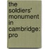 The Soldiers' Monument In Cambridge: Pro