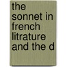 The Sonnet In French Litrature And The D door Everett Ward Olmsted