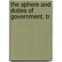 The Sphere And Duties Of Government, Tr.