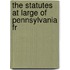 The Statutes At Large Of Pennsylvania Fr