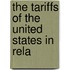 The Tariffs Of The United States In Rela