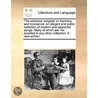 The Universal Songster Or Harmony And In by See Notes Multiple Contributors