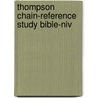 Thompson Chain-reference Study Bible-niv door Onbekend