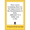 Three Letters Containing Hints For The I door Onbekend