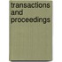 Transactions And Proceedings