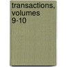 Transactions, Volumes 9-10 door Onbekend