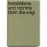 Translations And Reprints From The Origi