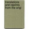 Translations And Reprints From The Origi door William Dudley Foulke