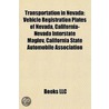 Transportation In Nevada: Vehicle Regist door Books Llc