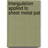 Triangulation Applied To Sheet Metal Pat