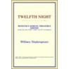 Twelfth Night (Webster's Korean Thesauru by Reference Icon Reference