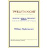 Twelfth Night (Webster's Korean Thesauru by Reference Icon Reference