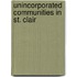 Unincorporated Communities In St. Clair
