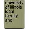 University Of Illinois Local Faculty And by Unknown
