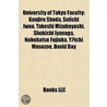University Of Tokyo Faculty: Kenjiro Sho by Books Llc