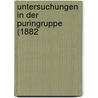 Untersuchungen In Der Puringruppe (1882 door Emil Fischer