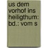 Us Dem Vorhof Ins Heiligthum: Bd.: Vom S