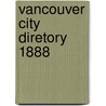 Vancouver City Diretory 1888 door Thomas Draper
