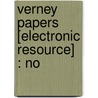 Verney Papers [Electronic Resource] : No by Sir Ralph Verney