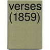 Verses (1859) door Onbekend