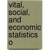 Vital, Social, And Economic Statistics O door James Nicol