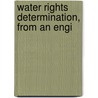 Water Rights Determination, From An Engi door Jay M.B. 1853 Whitham