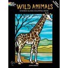 Wild Animals Stained Glass Coloring Book door John Green