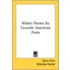 Winter Poems By Favorite American Poets