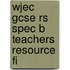 Wjec Gcse Rs Spec B Teachers Resource Fi