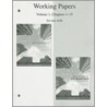 Working Papers Volume 1 Chapters 115 To door Onbekend