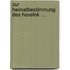 Zur Heimatbestimmung Des Havelok ...