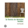 Zur Kenntniss Der Adriatischen Anneliden by Emil Marenzeller