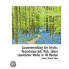 Zusammenstellung Der Inhalts-Verzeichnis door Johann Michael Sailer