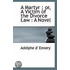 A Martyr; Or, A Victim Of The Divorce Law
