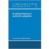 A Notional Theory of Syntactic Categories
