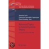Advanced Topics In Control Systems Theory door Onbekend