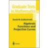 Algebraic Functions and Projective Curves door David M. Goldschmidt