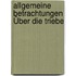 Allgemeine Betrachtungen Über Die Triebe
