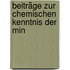 Beiträge Zur Chemischen Kenntnis Der Min