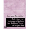 Beiträge Zur Naturgeschichte Der Rankenf door Hermann Burmeister