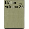 Blätter ..., Volume 35 door Verein FüR. Landeskunde Von Niederösterreich Und Wien