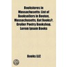 Bookstores in Massachusetts (Study Guide) door Books Llc