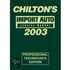 Chilton's Import Service Manual 1999-2003