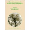 Clause Structure in South Asian Languages by Veneeta Dayal