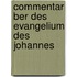 Commentar Ber Des Evangelium Des Johannes