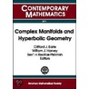 Complex Manifolds And Hyperbolic Geometry door William Harvey