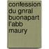 Confession Du Gnral Buonapart L'Abb Maury