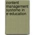 Content Management Systeme in e-Education