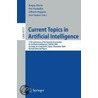 Current Topics In Artificial Intelligence by Unknown