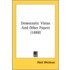 Democratic Vistas and Other Papers (1888)